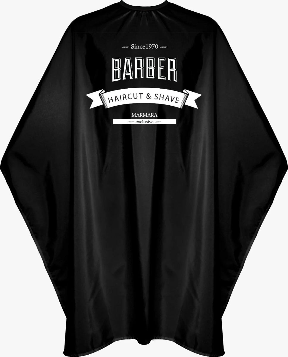 BARBER CAPE CLASSIC BLACK - AZURUM