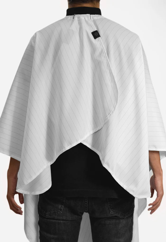 BARBER CAPE CLASSIC WHITE - AZURUM