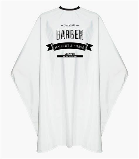 BARBER CAPE CLASSIC WHITE - AZURUM
