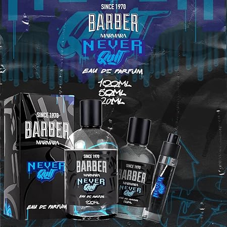 BARBER EAU DE PARFUME 100 ML NEVER QUIT - AZURUM