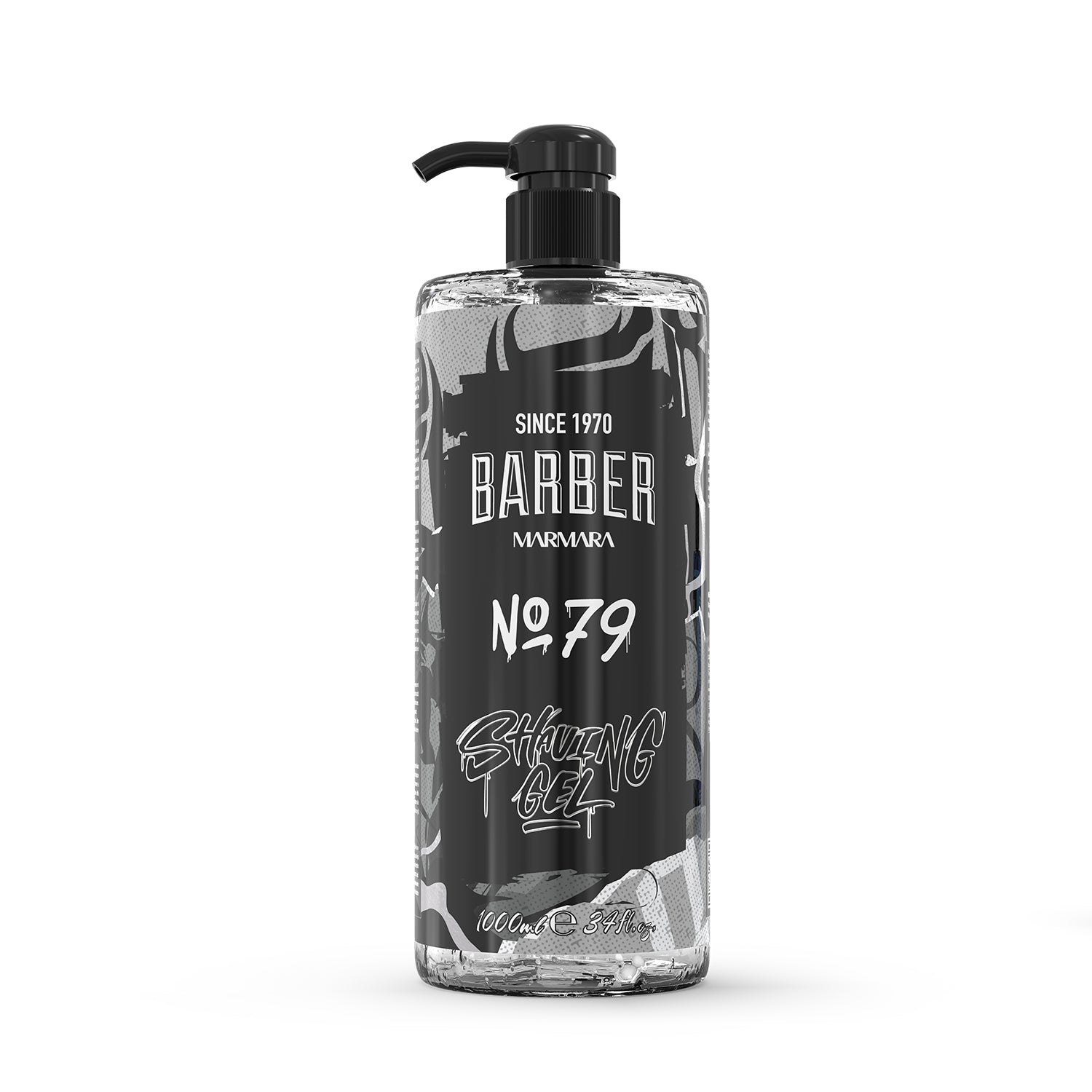 BARBER SHAVING GEL 1000 ML NO.76, NO.77, NO.78, NO.79 & Silver Shaving gel
