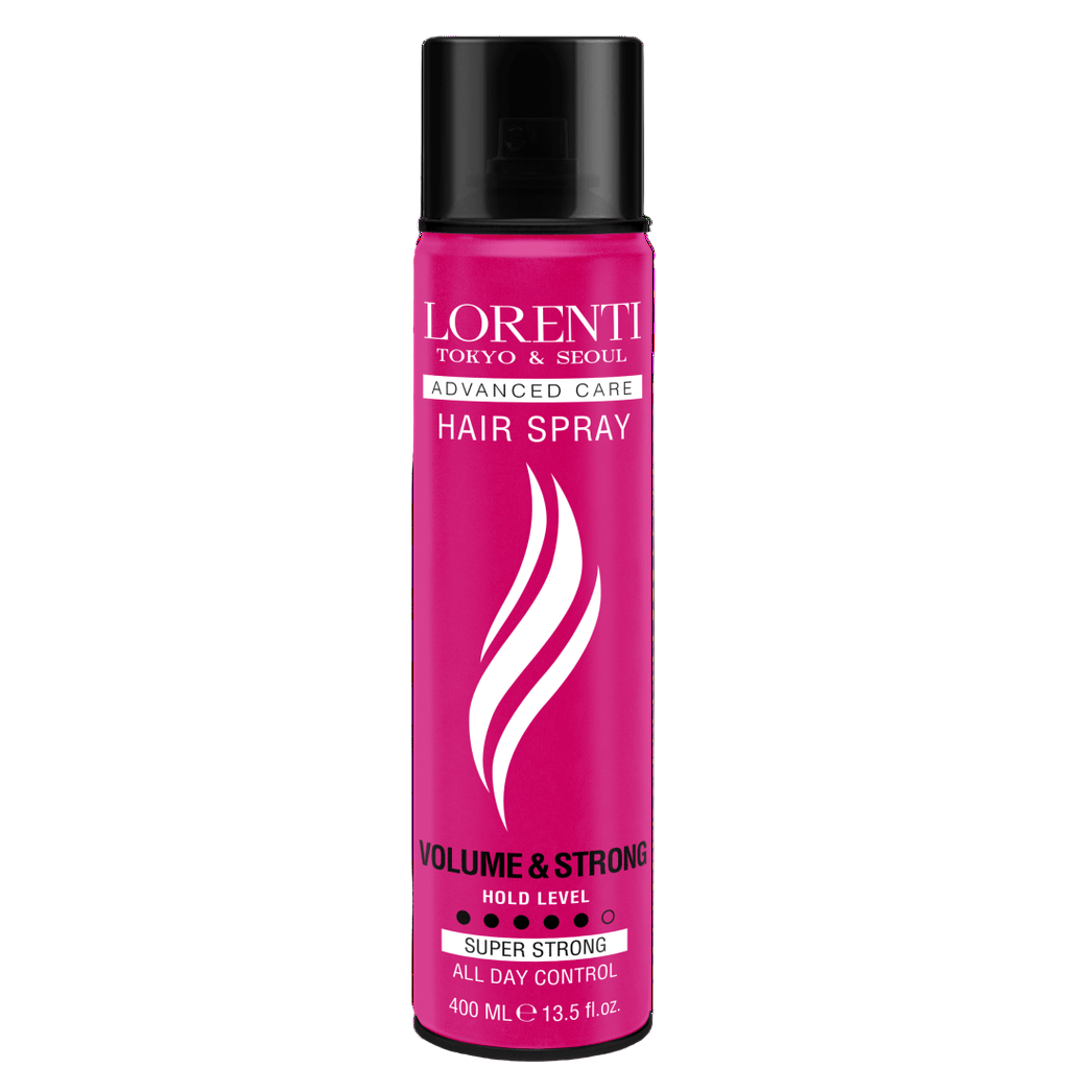 LORENTI TOKYO & SEOUL Barber Hair Spray Super Strong 400ml - AZURUM