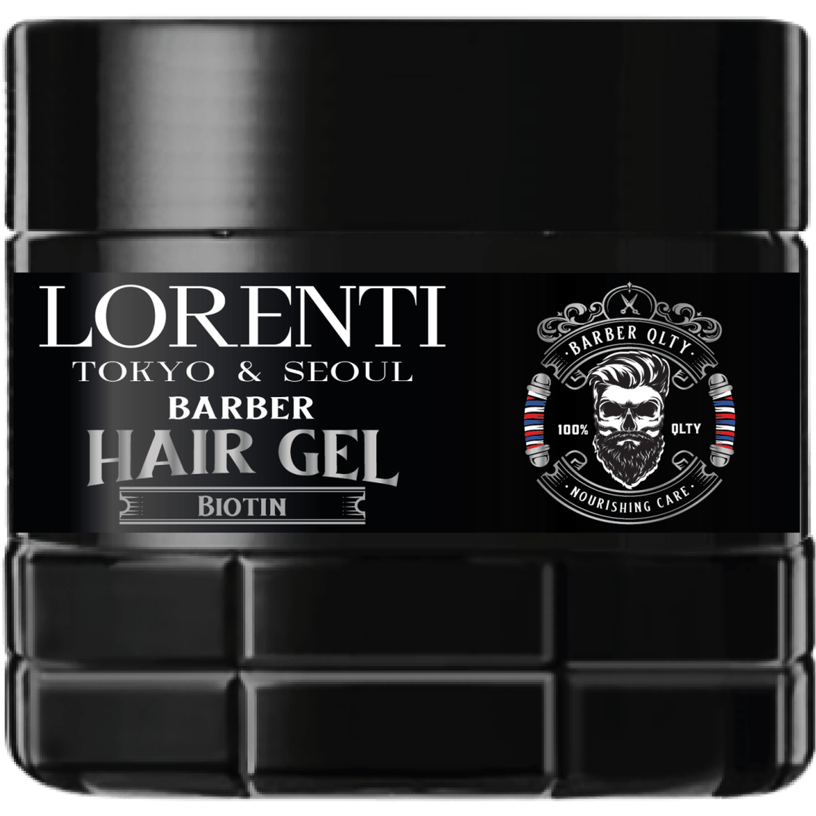 LORENTI TOKYO & SEOUL Barber Hair Styling Gel BIOTIN 500ml - AZURUM