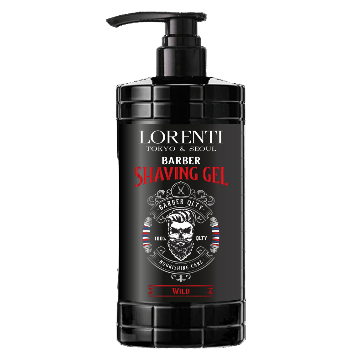 LORENTI TOKYO & SEOUL Barber Rasiergel Männer WILD 1000ml - AZURUM
