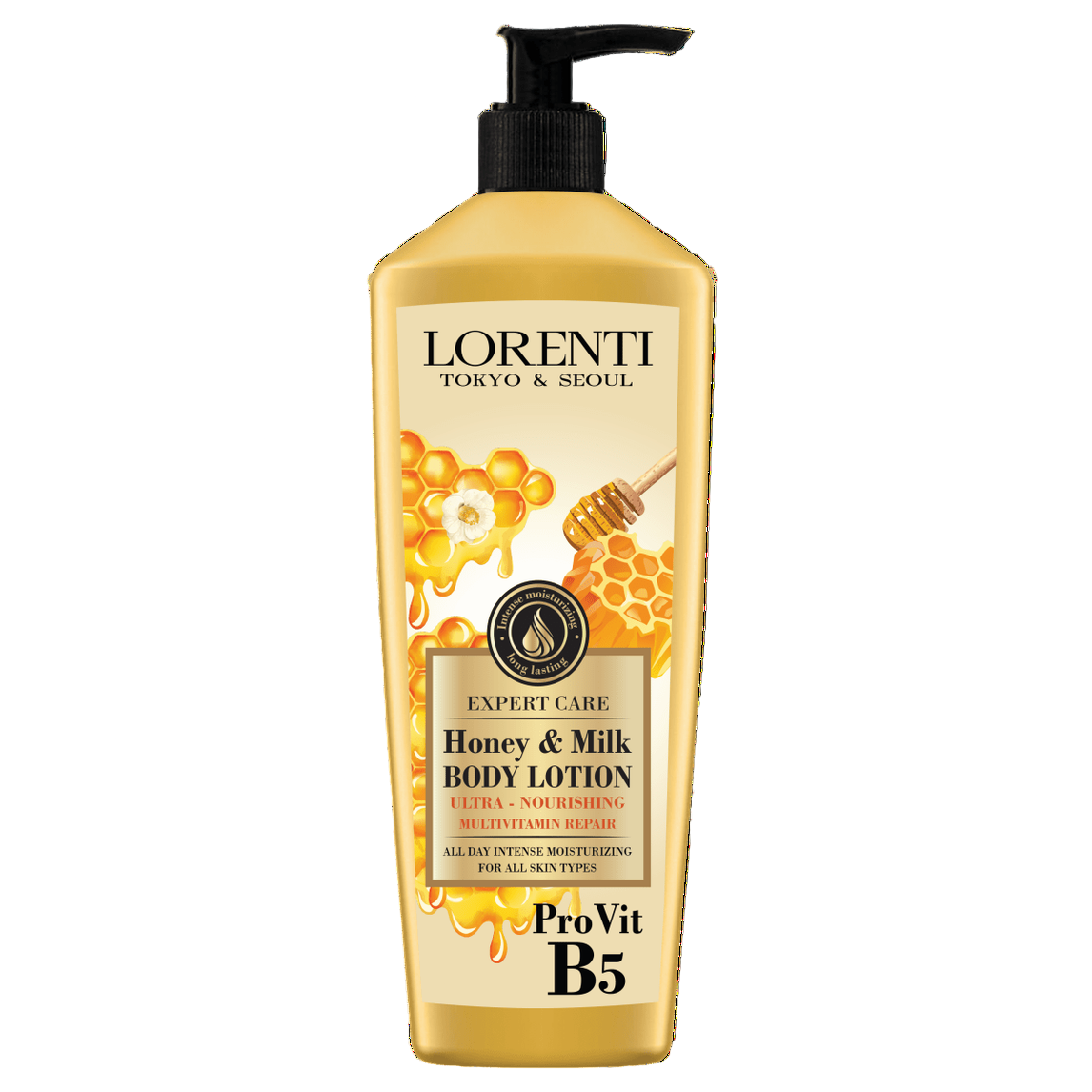 LORENTI TOKYO & SEOUL Damen Honey & Milk Body Lotion 400ml - AZURUM