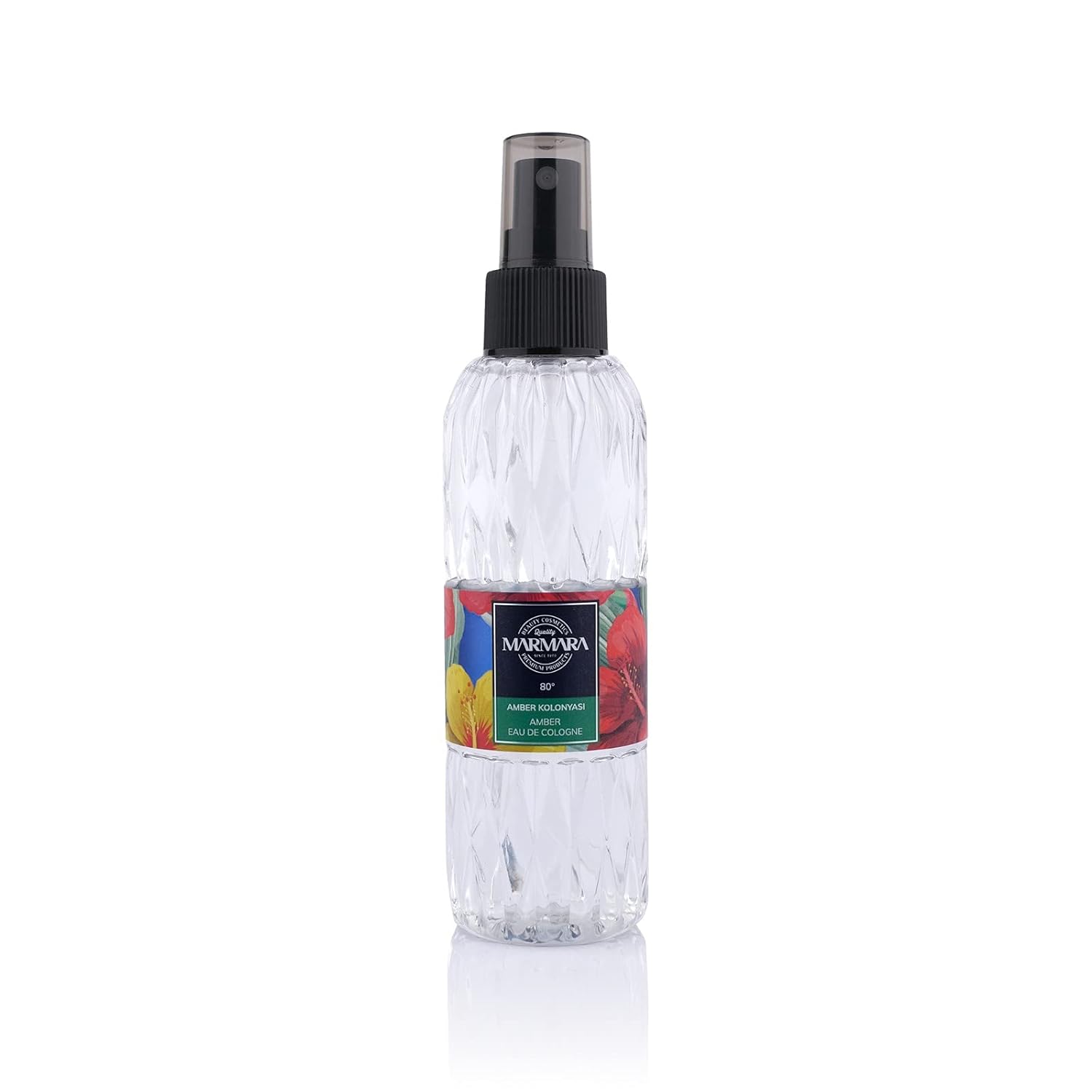 Limon Kolonya 80° 150ml Pumpspray, Eau de Cologne Lemon, Cherry, Green tea, Amber & Ocean Kölnischwasser, Duftwasser Damen und Herren