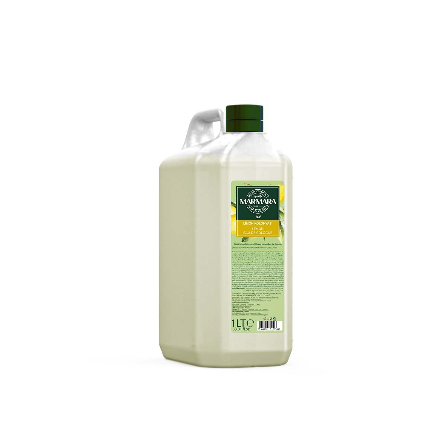 Marmara Kolonya 1L & 5L Professionelle Zitronen Cologne im Großformat