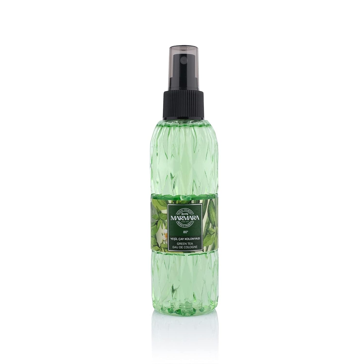 Limon Kolonya 80° 150ml Pumpspray, Eau de Cologne Lemon, Cherry, Green tea, Amber & Ocean Kölnischwasser, Duftwasser Damen und Herren