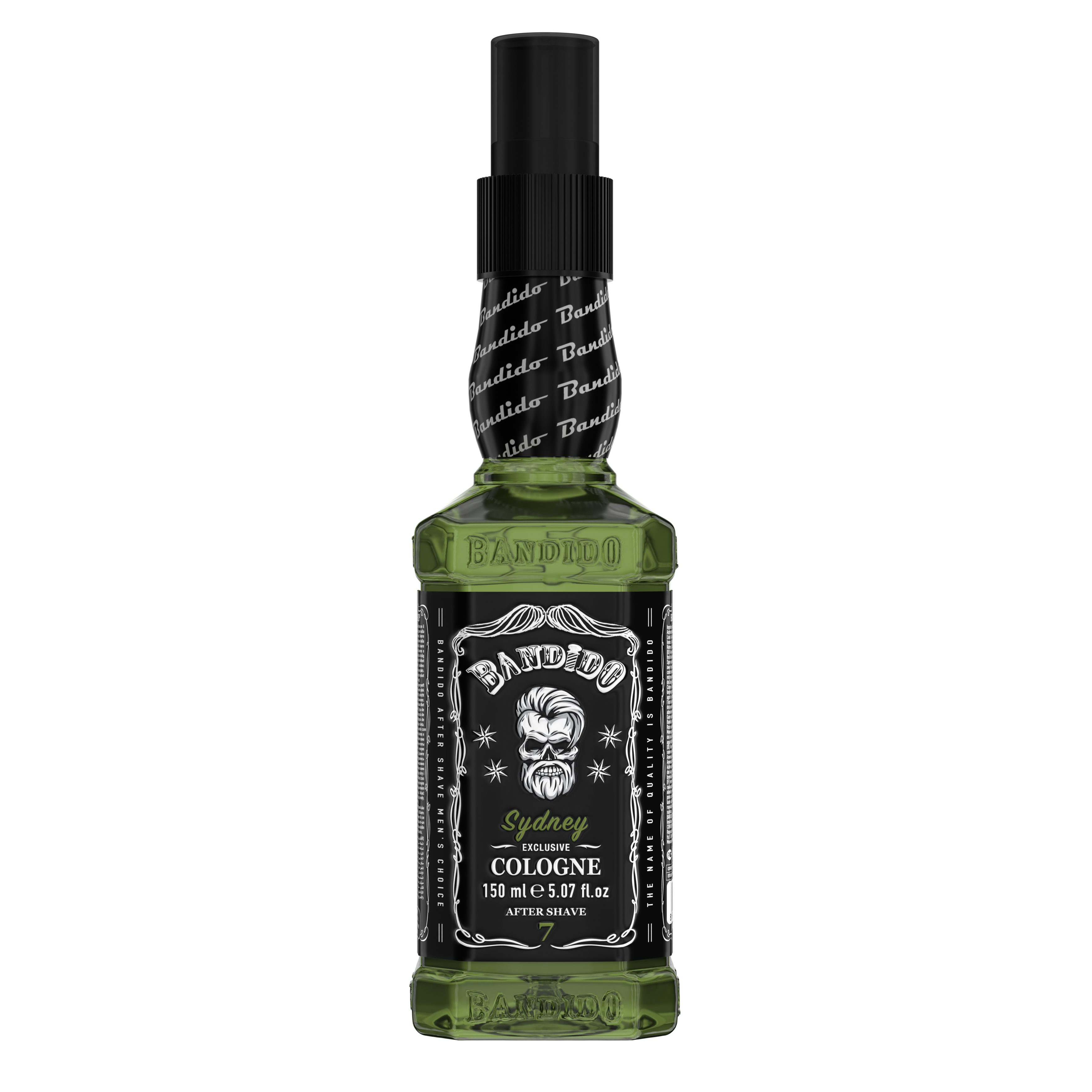 Bandido Eau de Cologne Herren, After Shave Lasvegas, Moscow, Mexico City, Sicilia, Berlin, Sydney, Lemon 150ML