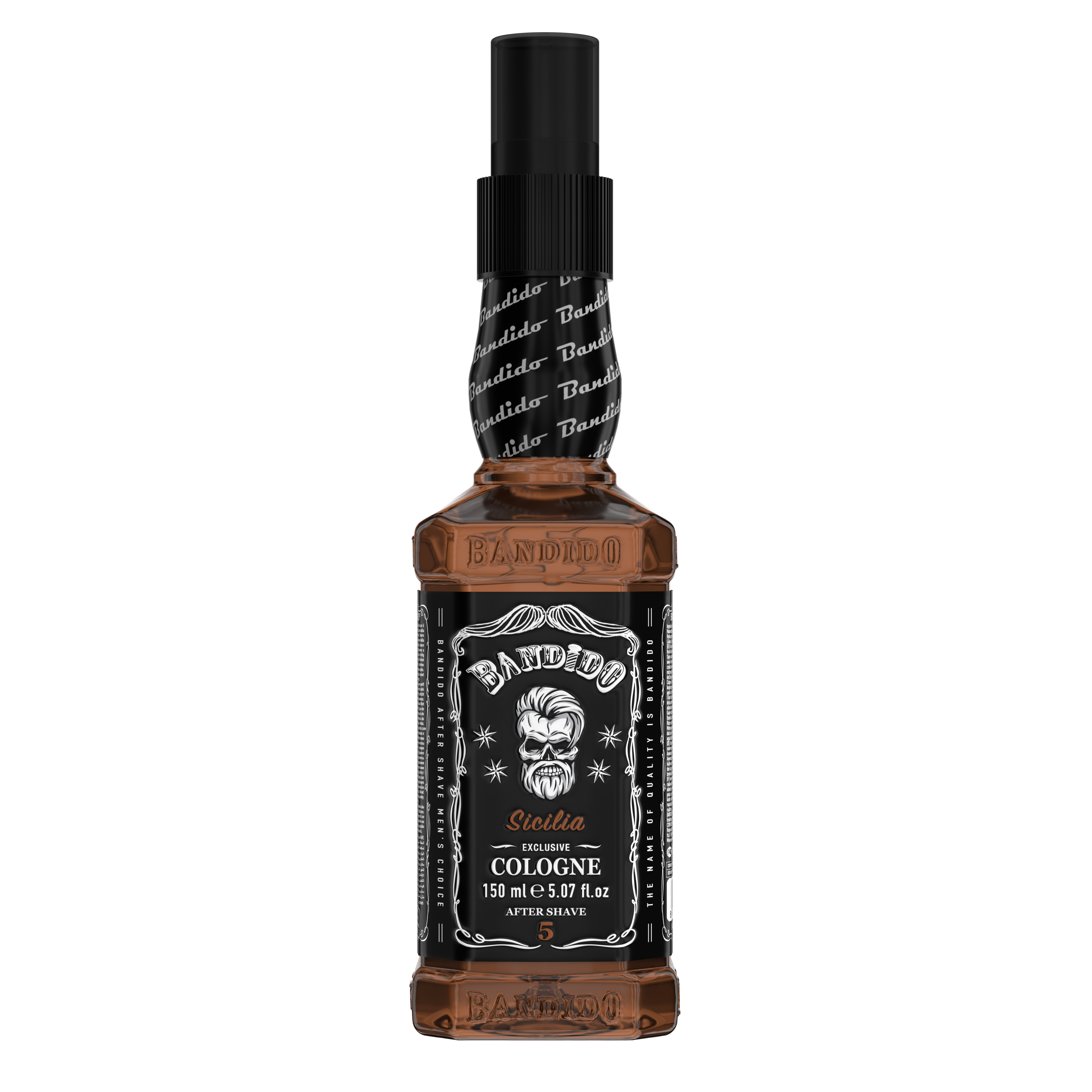 Bandido Eau de Cologne Herren, After Shave Lasvegas, Moscow, Mexico City, Sicilia, Berlin, Sydney, Lemon 150ML