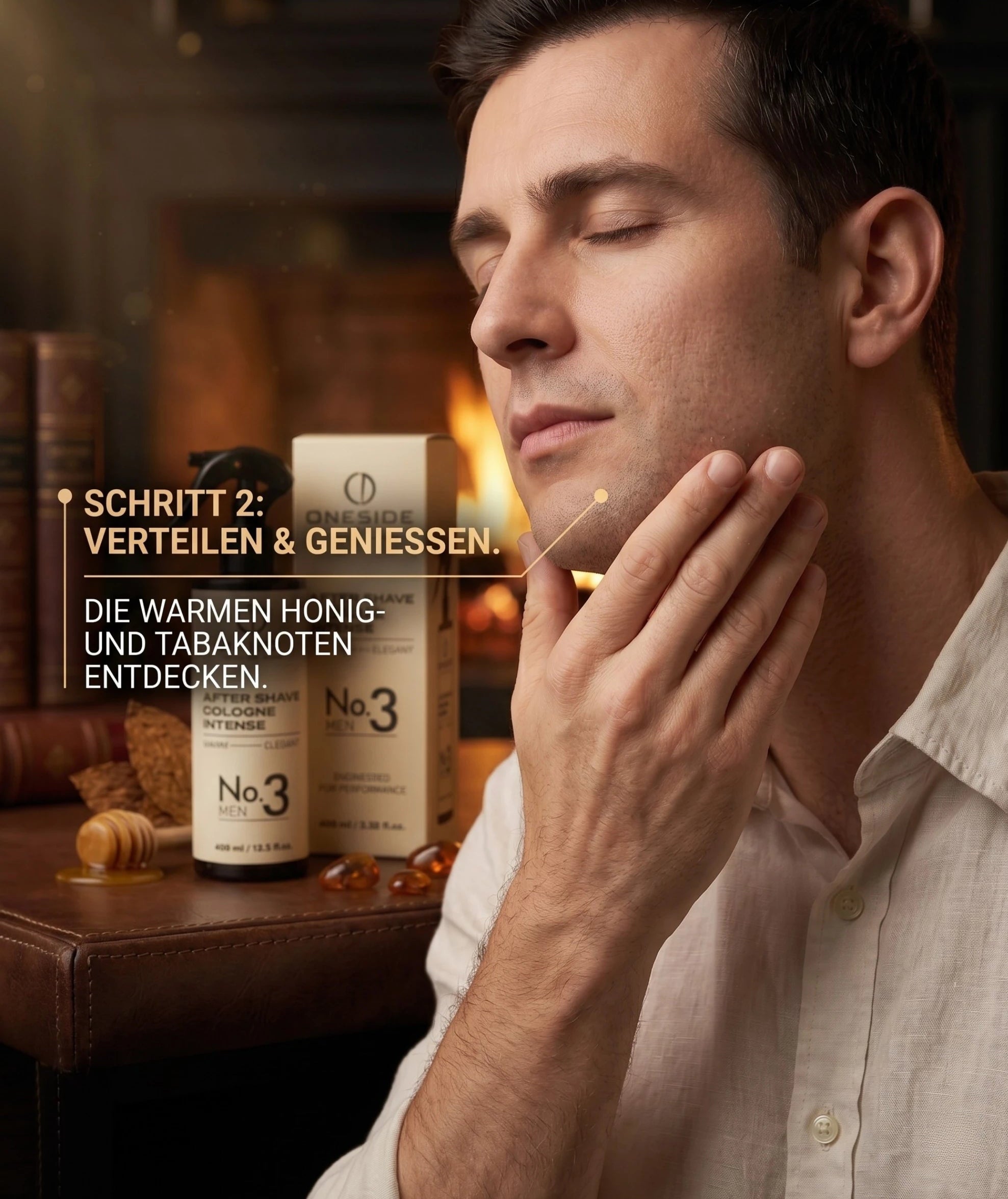 ONESIDE After Shave Cologne Intense No. 3 - Warm Elegant