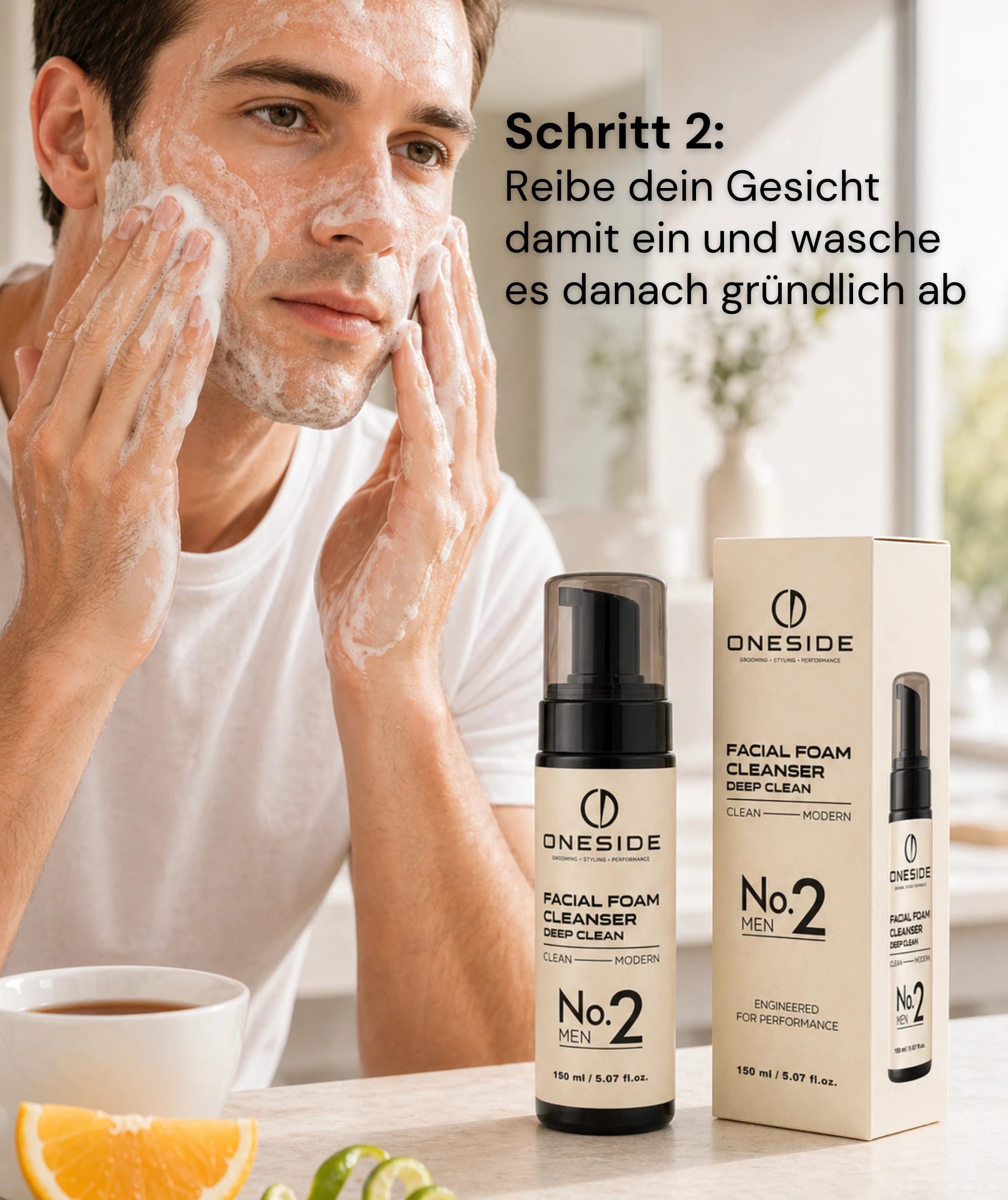 ONESIDE Facial Foam Cleanser Deep Clean No. 2