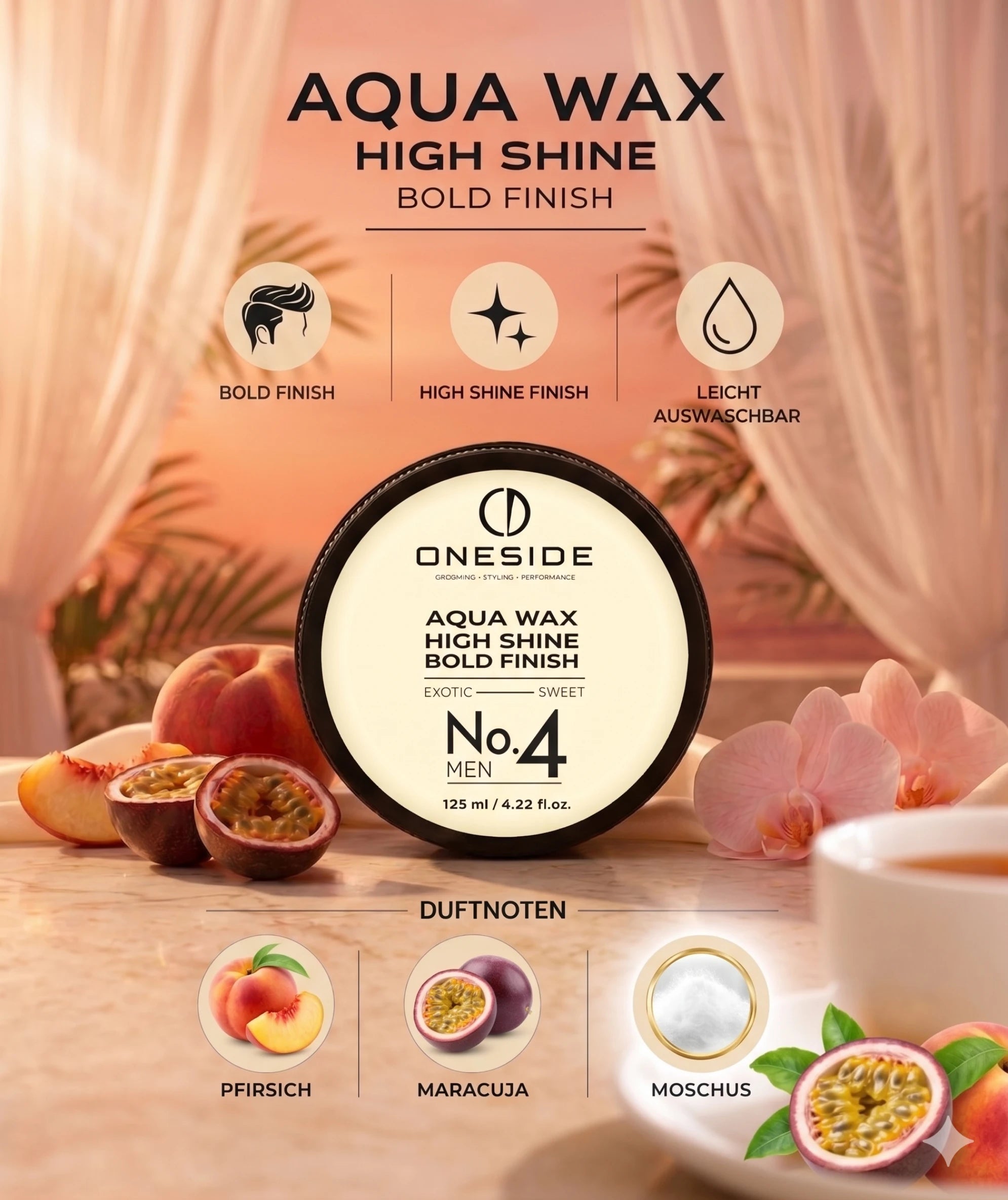 ONESIDE Aqua Wax High Shine No. 4 - Bold Finish
