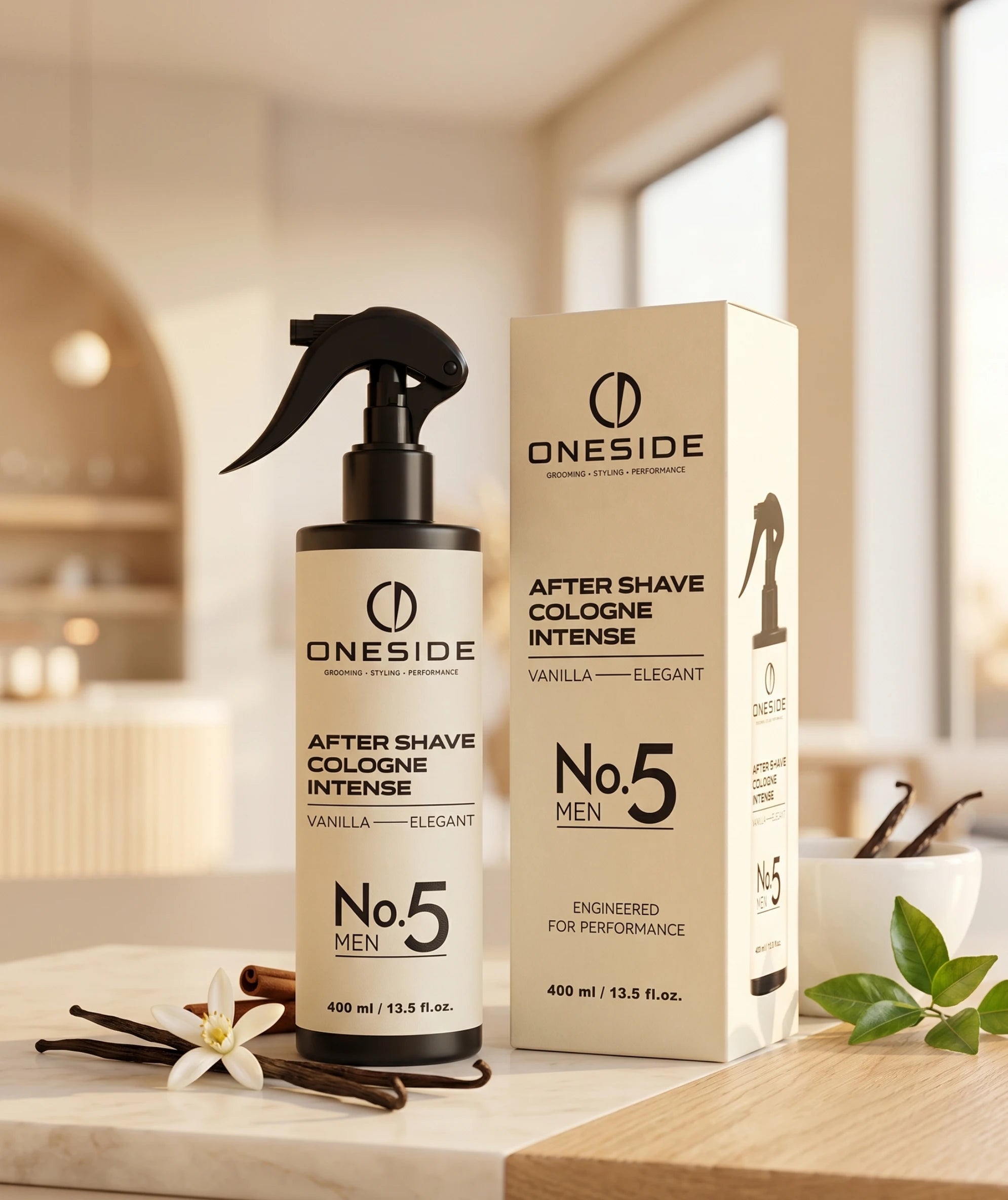 ONESIDE After Shave Cologne Intense No. 5 - Vanilla Elegant