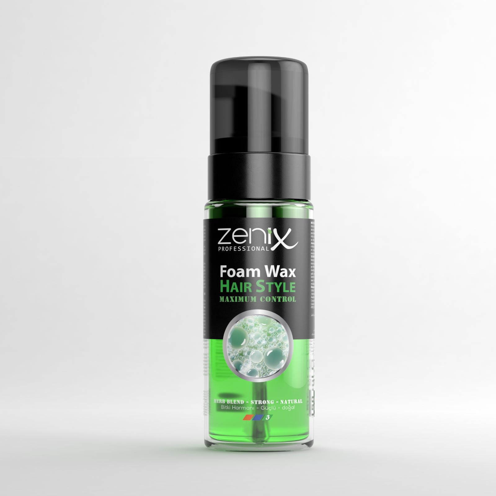 Zenix Foam Wax Volumen 150ml, Foam Wax Keratin 150ml, Foam Wax Herb Blend 150ml,Foam Wax Oud 150ml