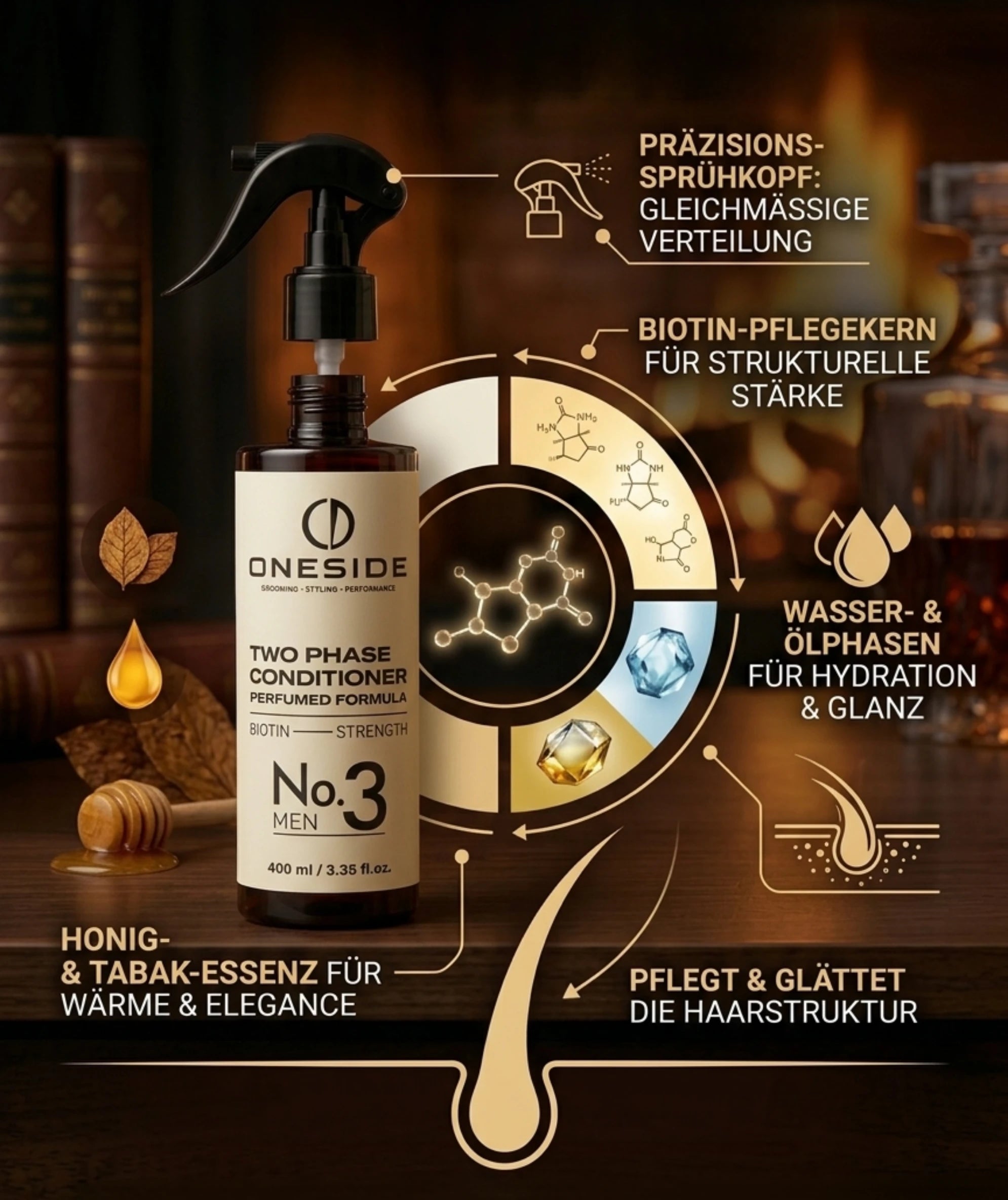 ONESIDE Two Phase Conditioner Biotin No. 3