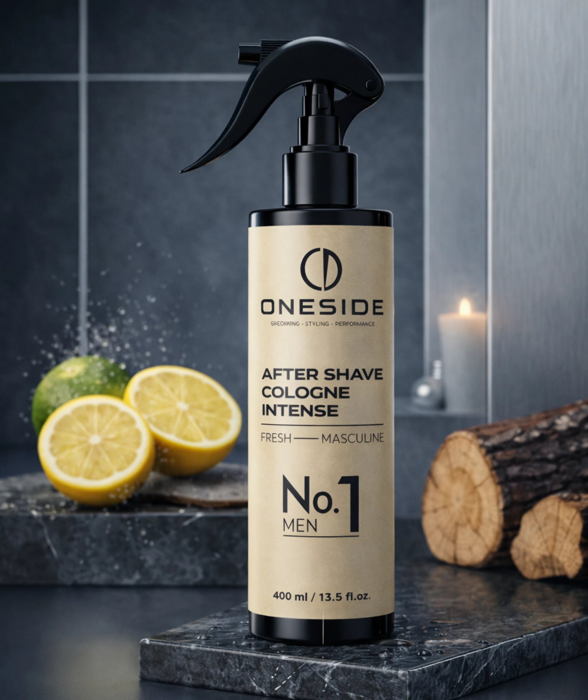 ONESIDE After Shave Cologne Intense No. 1 - Fresh Masculine