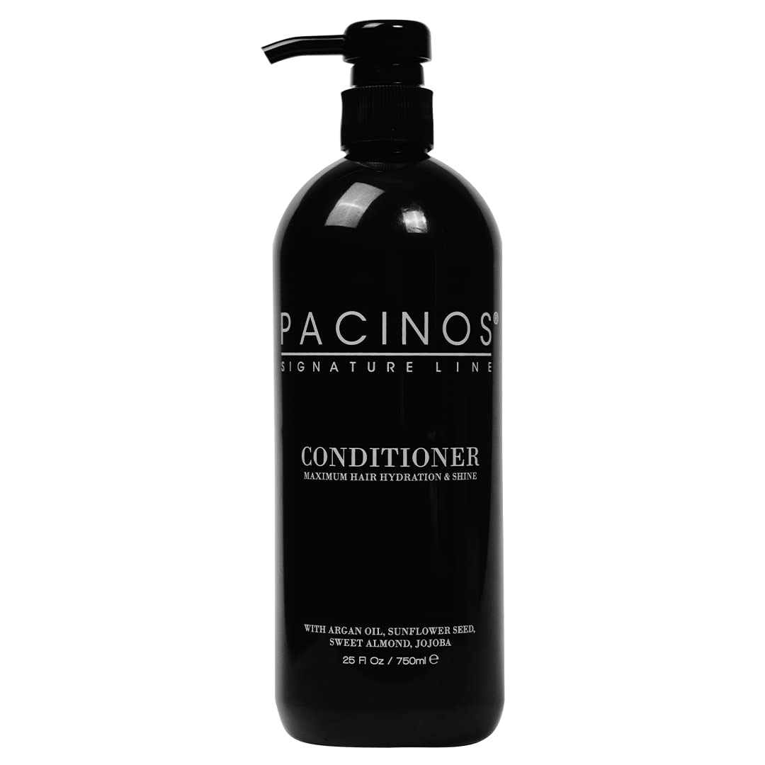 Pacinos Conditioner – Moisturize & Control Frizz – Formel auf Wasserbasis – Arganöl, Sonnenblumensamen, Süßmandel & Jojobaöl