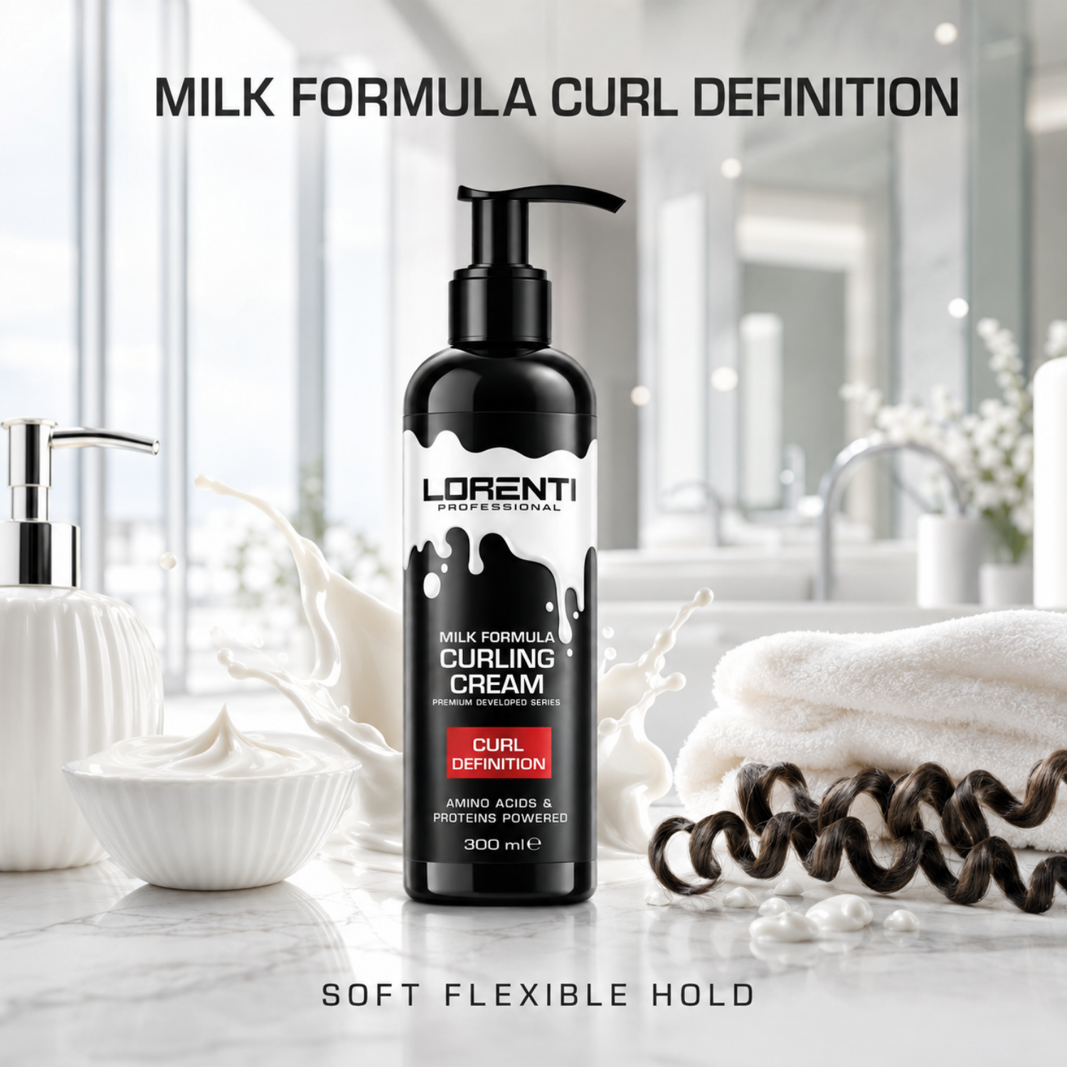 Lorenti Curling Cream 300 ml – Lockencreme für definierte Locken