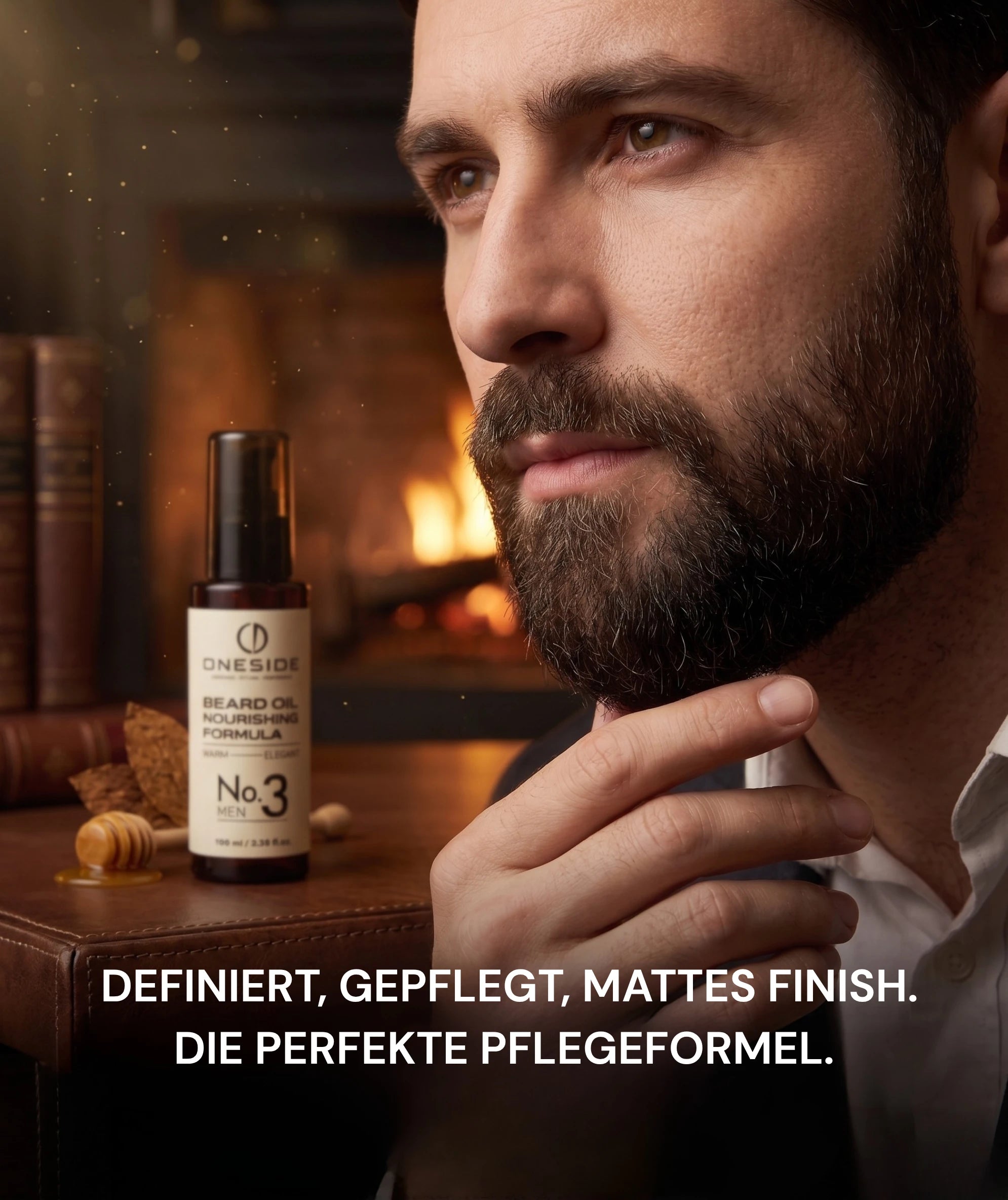 ONESIDE Beard Oil Nourishing Formula No. 3 - Warm Elegant