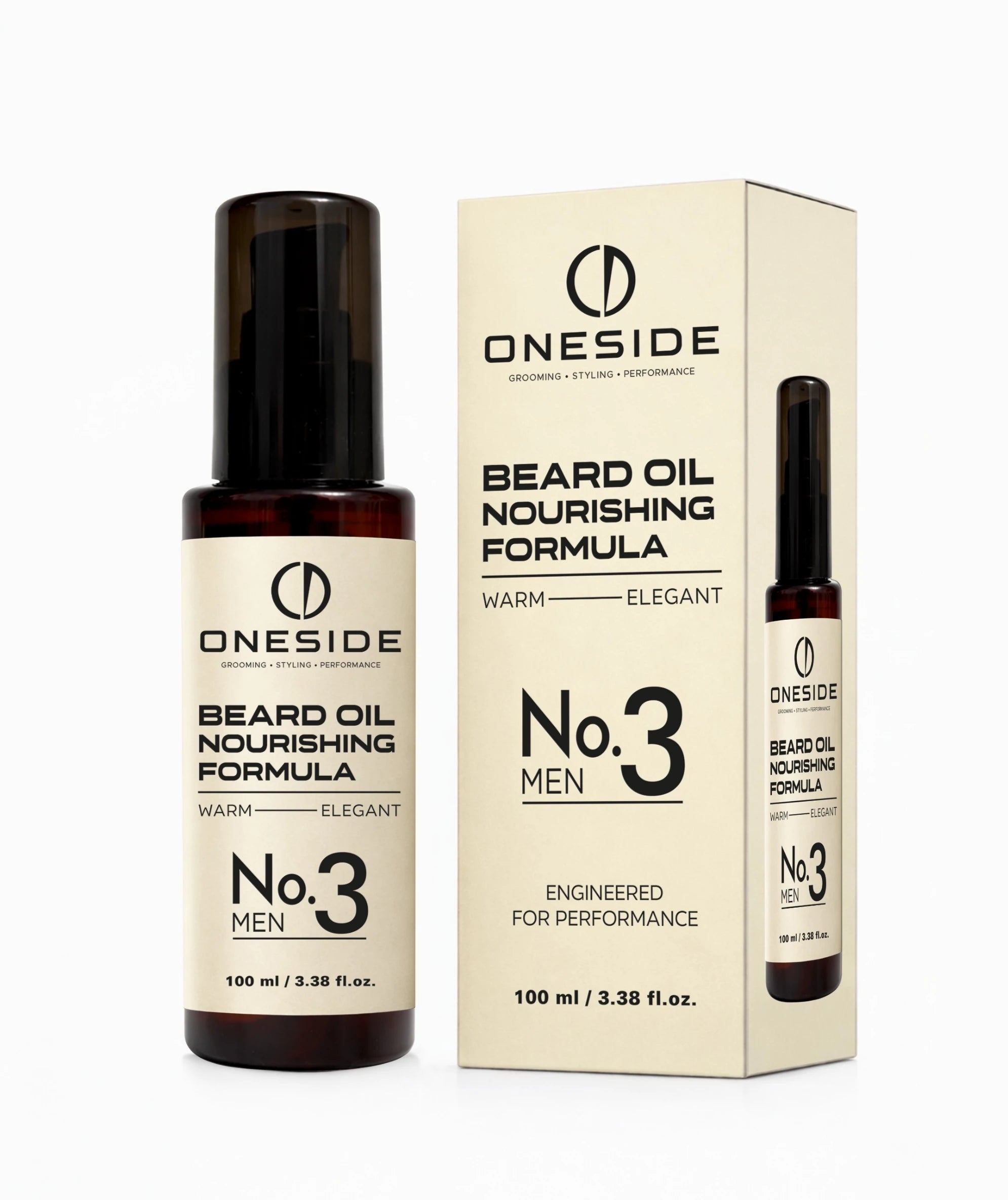 ONESIDE Beard Oil Nourishing Formula No. 3 - Warm Elegant