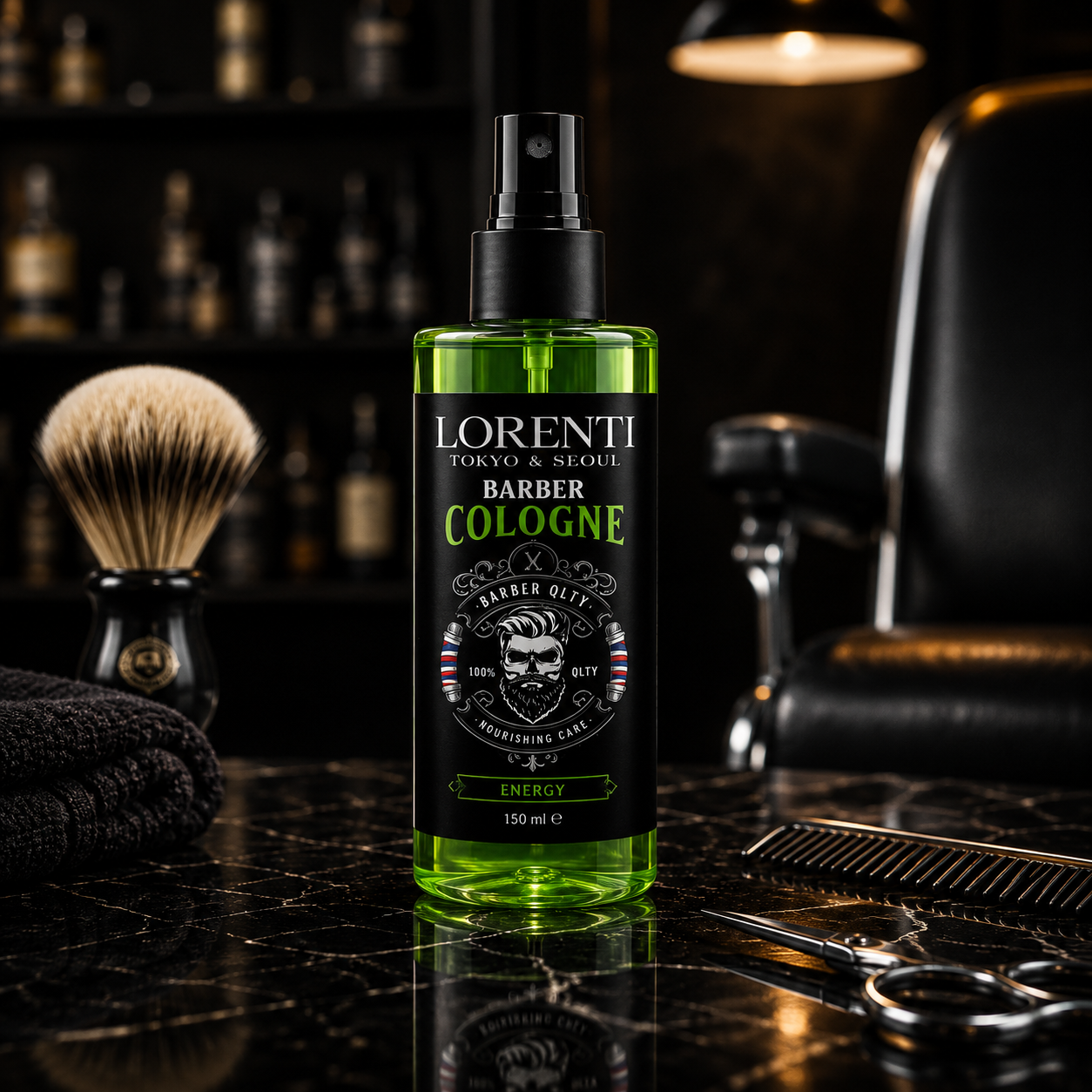 Lorenti Professional Barber Cologne 150ml – Premium Männer Duftspray | Royal, Legend, Wild, Iceberg, Storm, Eternal & Energy