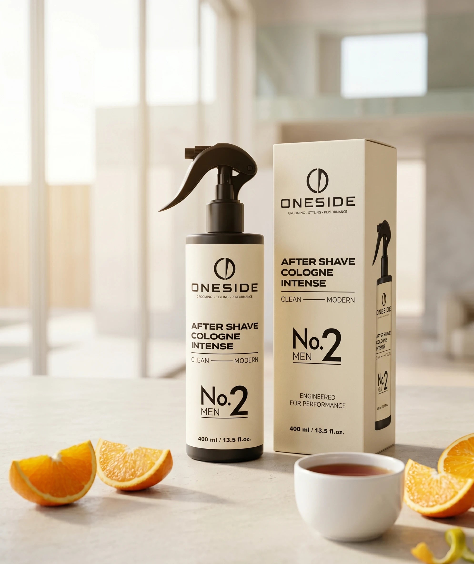 ONESIDE After Shave Cologne Intense No. 2 - Clean Modern