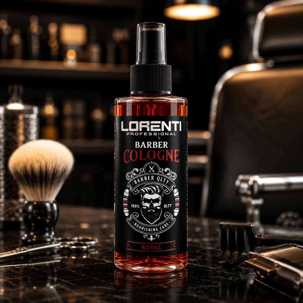 Lorenti Professional Barber Cologne Royal – Luxus Barber Duftspray 150ml