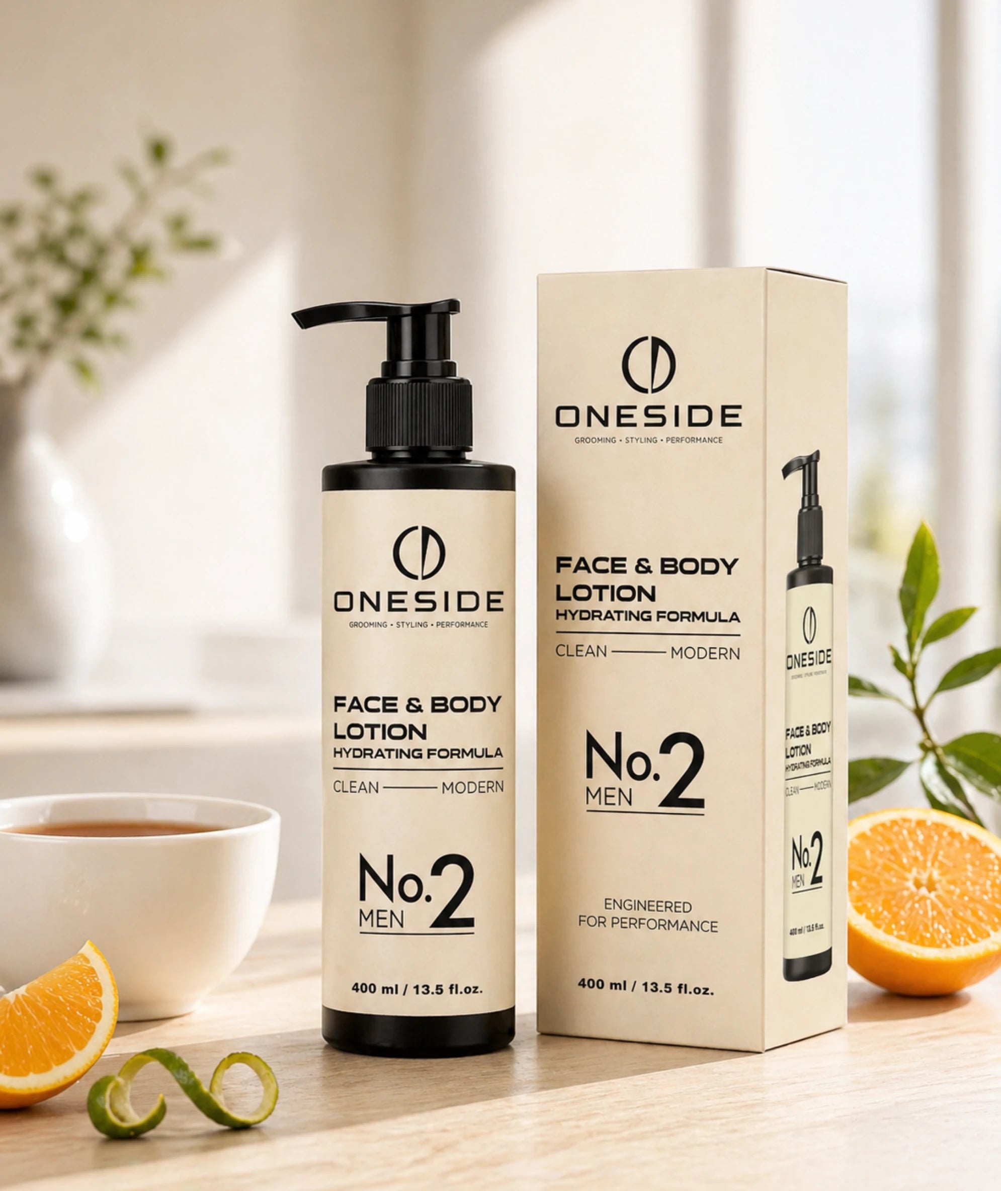 ONESIDE Face & Body Lotion No. 2 - Clean Modern