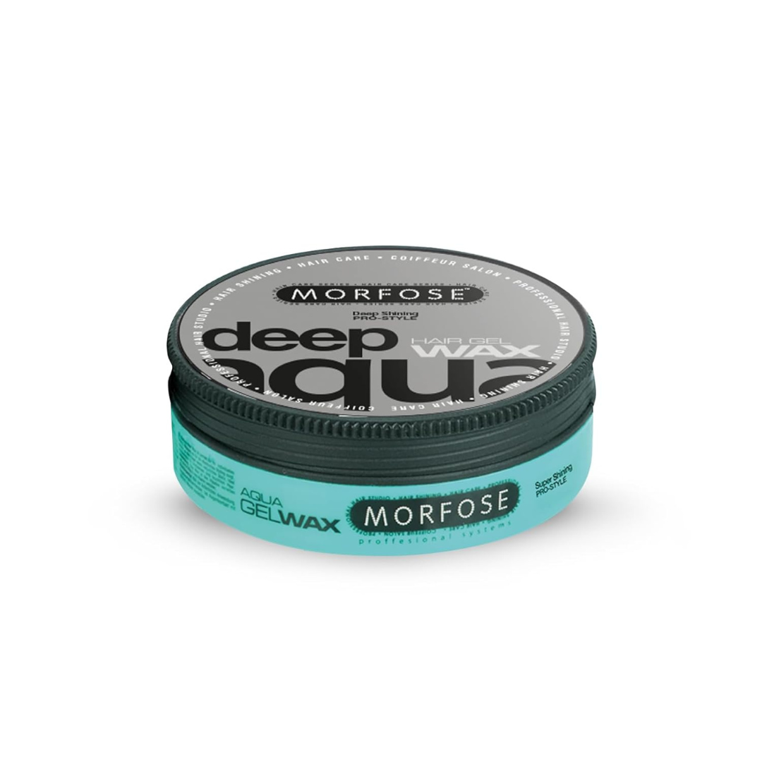 Morfose Aqua Gel Wax Super, Extra, Ultra, Max, Deep, Matte 175 ml – Professionelles Gel-Wachs für präzise Looks