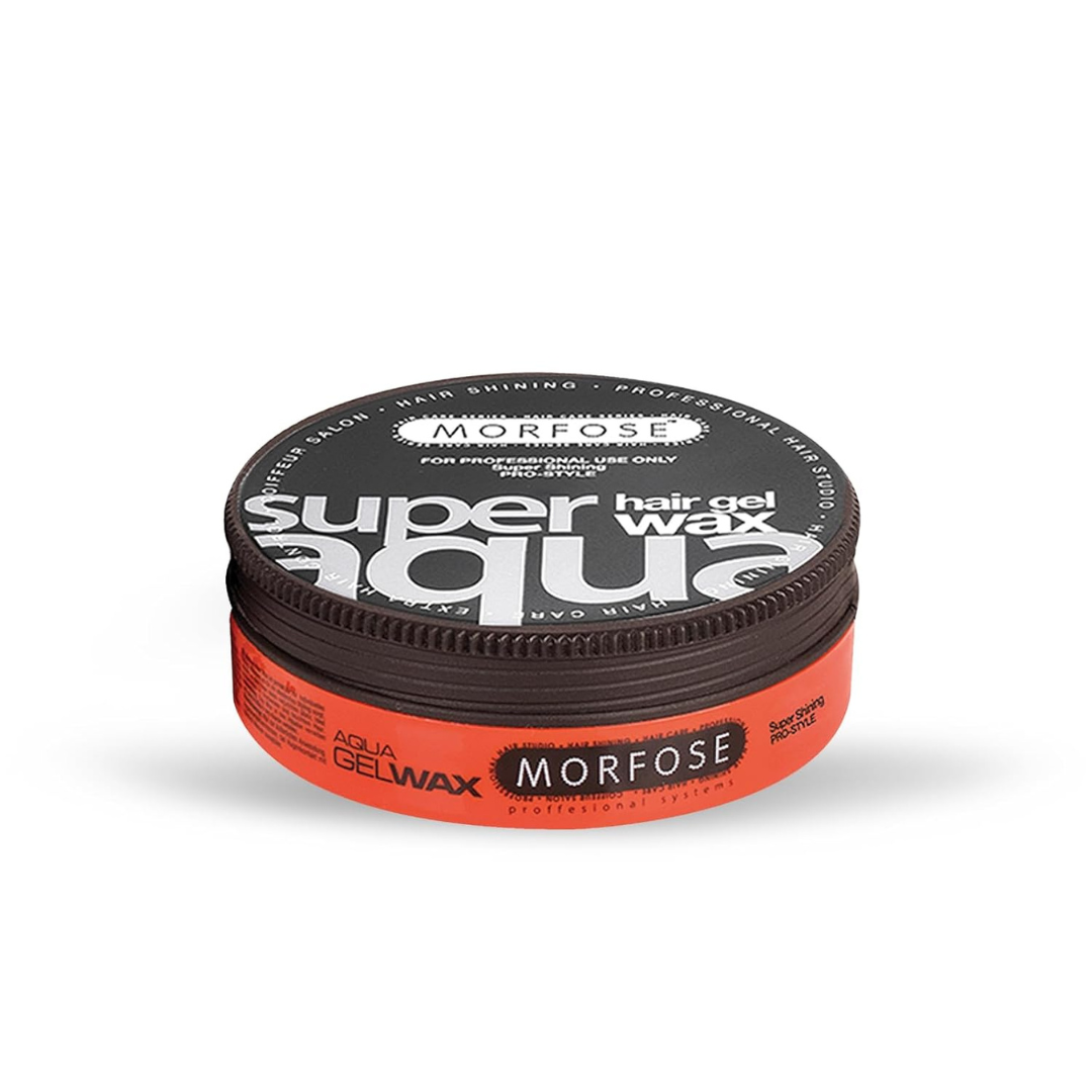 Morfose Aqua Gel Wax Super, Extra, Ultra, Max, Deep, Matte 175 ml – Professionelles Gel-Wachs für präzise Looks