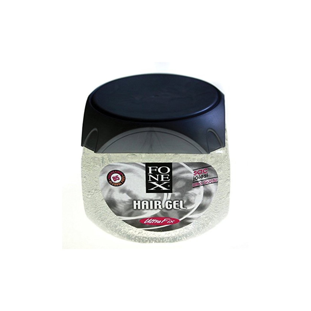 Fonex Hair Gel Ultra Strong, Ultra Fix 500ml, Brilliantine 150ml & Styling Wax 100ml