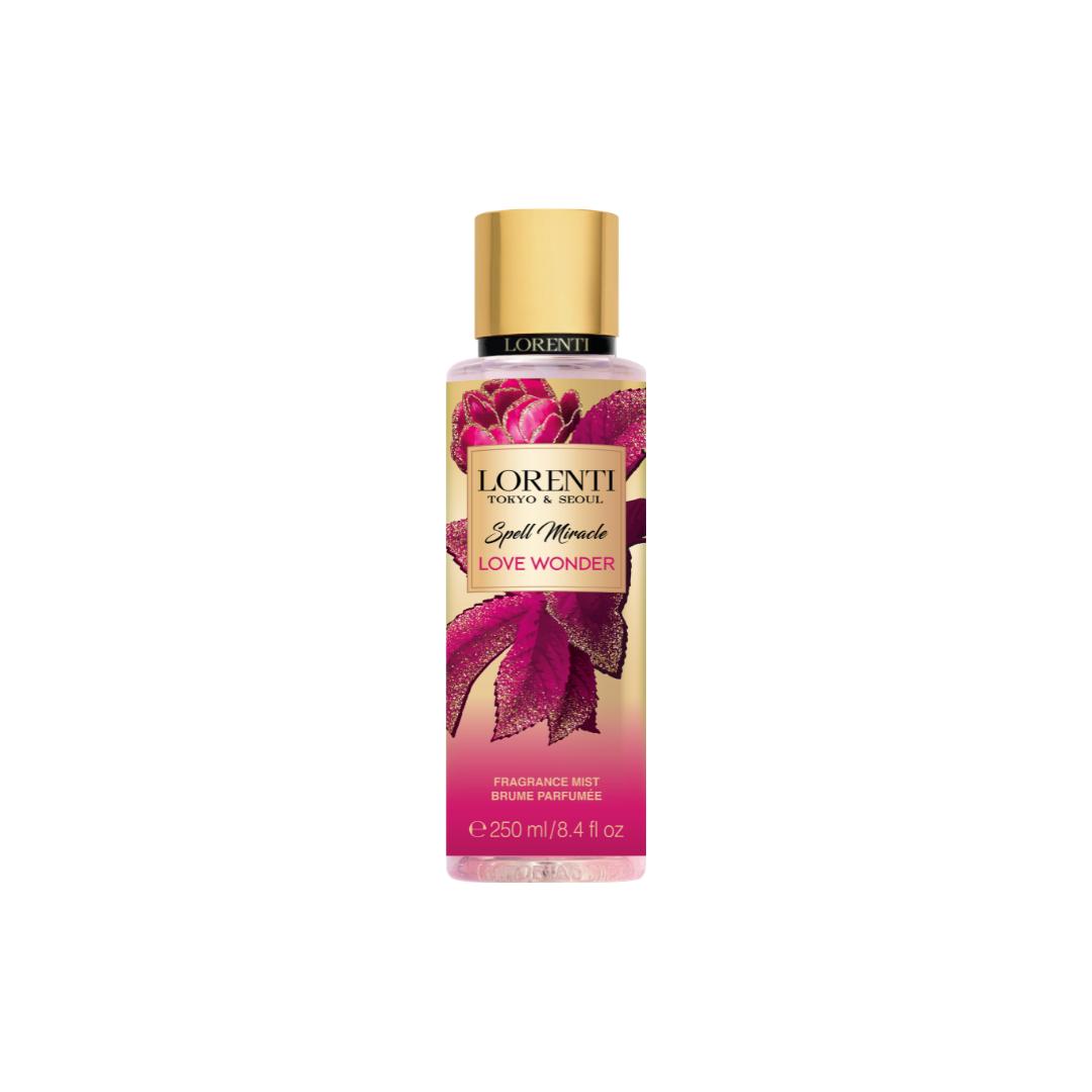 LORENTI TOKYO & SEOUL Body Mist Spray 250 ml Love Wonder, Bright Dream, Aqua Glow, Memorable, Remarkable, Golden Vanilla