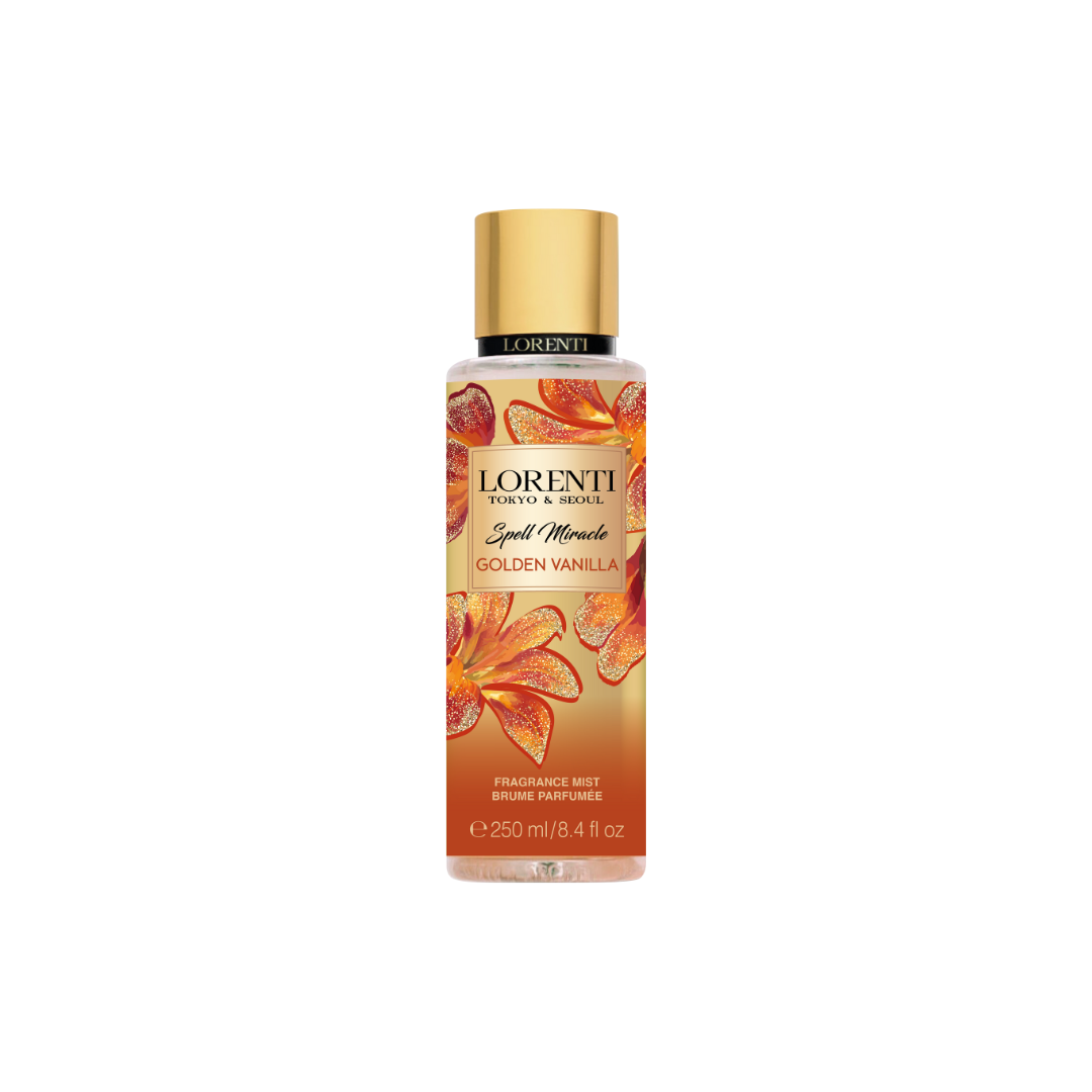 LORENTI TOKYO & SEOUL Body Mist Spray 250 ml Love Wonder, Bright Dream, Aqua Glow, Memorable, Remarkable, Golden Vanilla