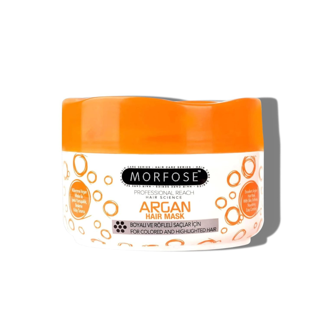 Morfose Hair Mask Keratin, Milk Therapy, Collagen, Biotin, Argan, Silver 500 ml