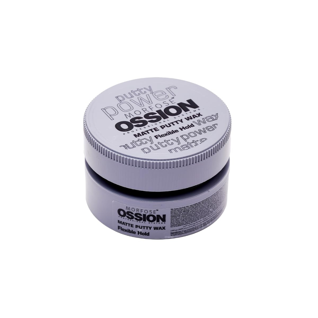 Ossion Putty Matte Wax 100 ml – Ultra-Mattes Stylingwachs für starken Halt & Textur