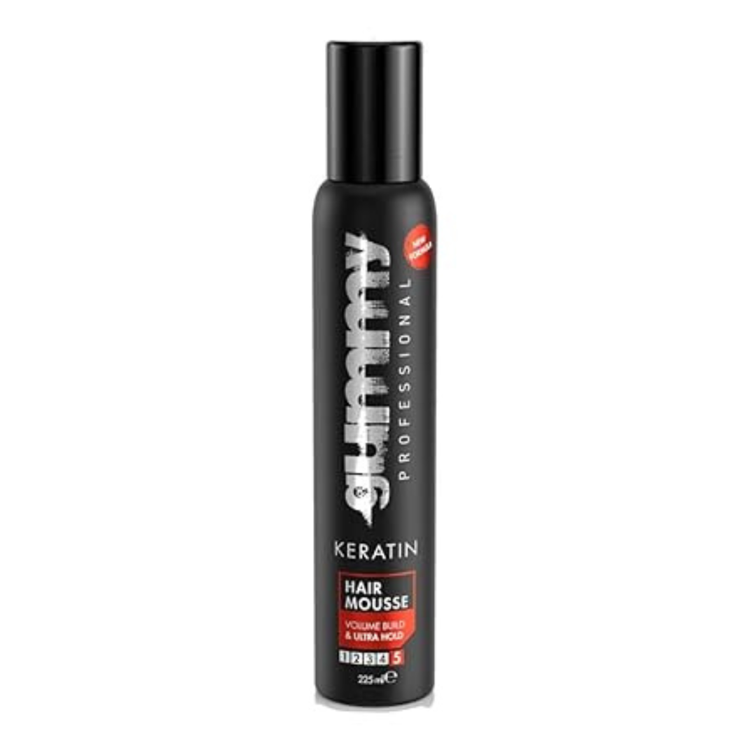 Gummy Hair Mousse 225ml – Volumen Haarschaum mit flexiblem Halt & Glanz