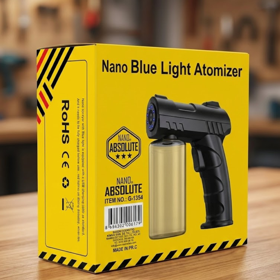 Nano Blue Light Atomizer  Kabellose Nano Sprühpistole für Desinfektion & Cologne