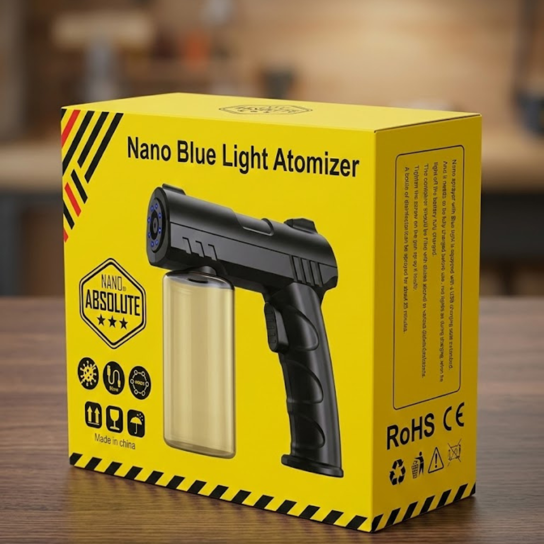 Nano Blue Light Atomizer  Kabellose Nano Sprühpistole für Desinfektion & Cologne