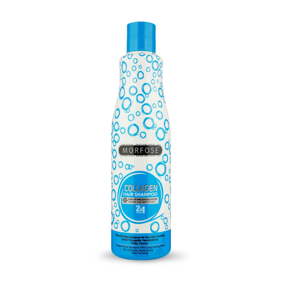 Morfose Collagen Hair Shampoo 500 ml – Stärkendes Kollagen-Shampoo für mehr Volumen, Fülle & Widerstandskraft