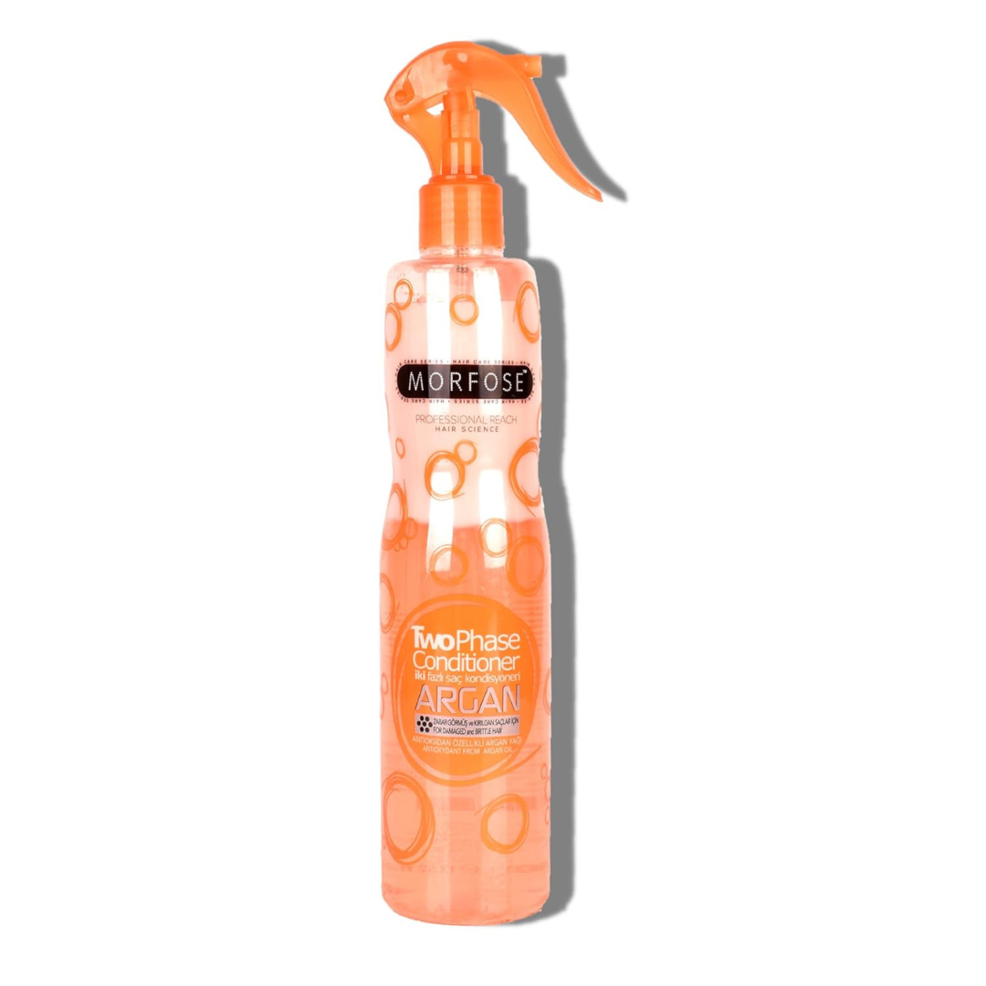 Morfose 2 Phase Conditioner Argan Orange 400 ml – Leave-In Pflege für trockenes & geschädigtes Haar