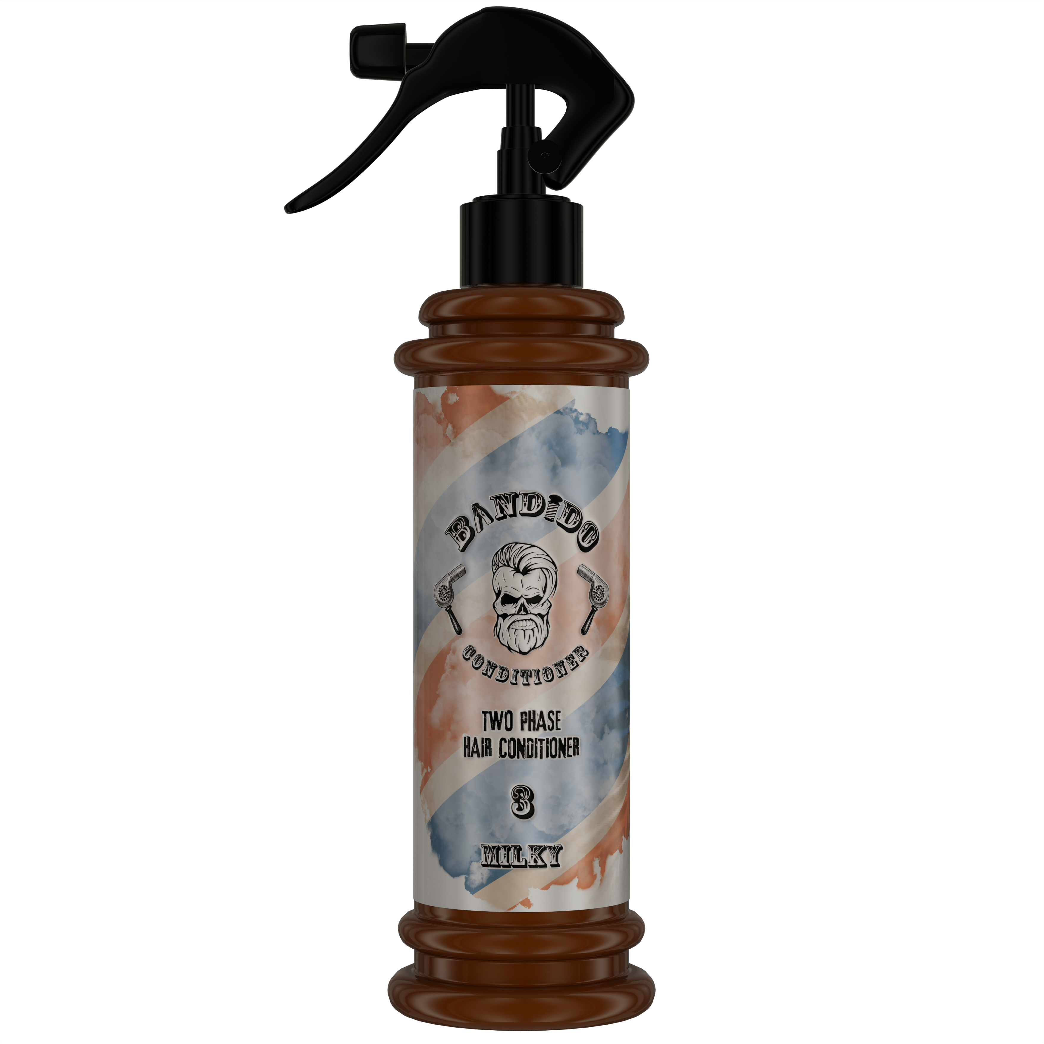 Bandido Two Phase Hair Conditioner 350ml, 2-Phasen-Spülung für trockenes Haar (ARGAN, HERBAL, MILKY, KERATIN)