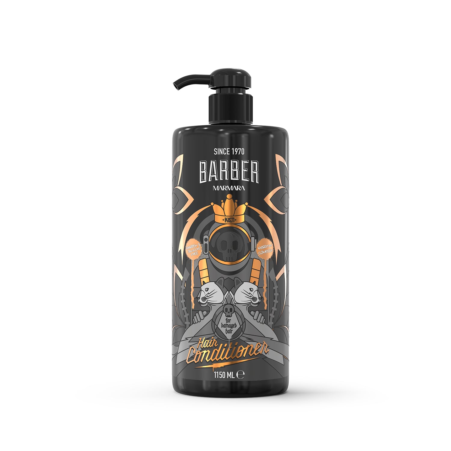 BARBER MARMARA SHAMPOO KERATIN, ARGAN & CONDITIONER 1150 ML