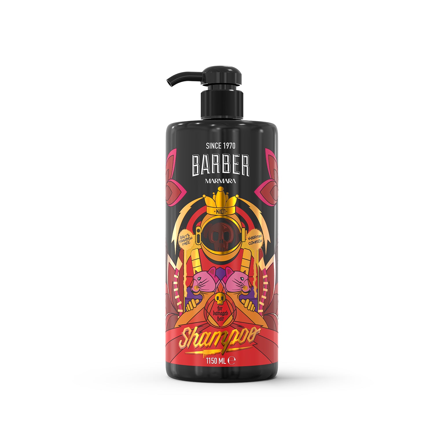 BARBER MARMARA SHAMPOO KERATIN, ARGAN & CONDITIONER 1150 ML