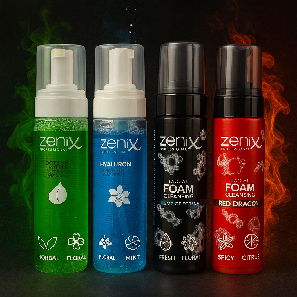 Zenix Foam Facial Cleansing Vitamin E, Aloe Vera, Red Dragon, Rice Water 200 ml
