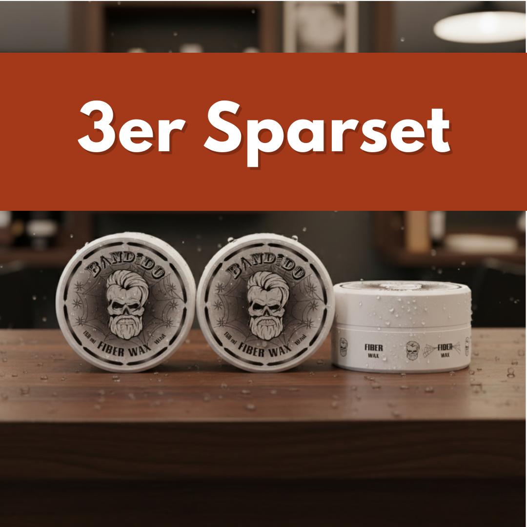 3ER SPARSET Bandido Fiber Wax 3x150ml Haarwachs