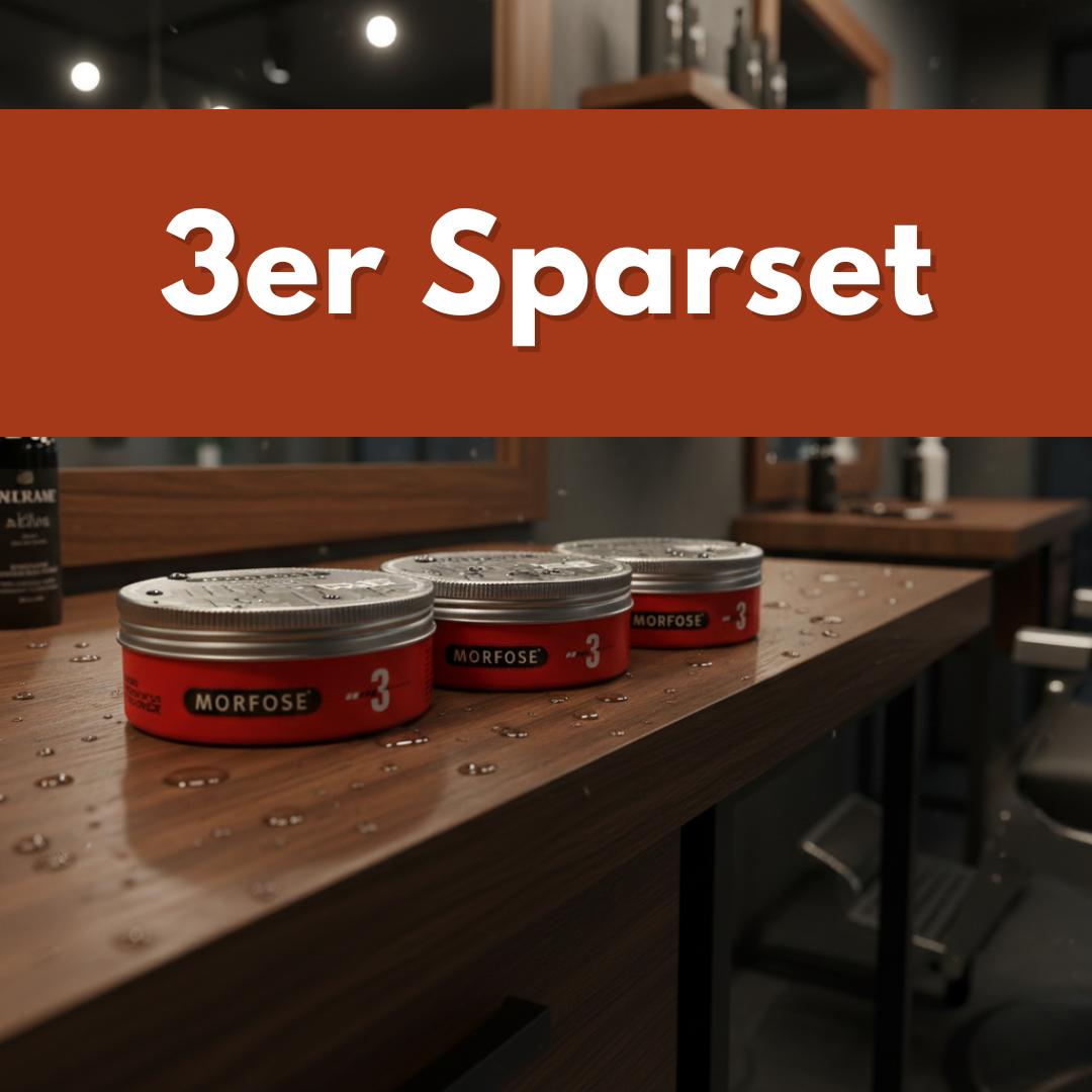 3ER SPARSET Morfose Aqua Gel Wax Ultra 3x175 ml – Ultra-starker Halt & glänzendes Finish für perfekte Styling