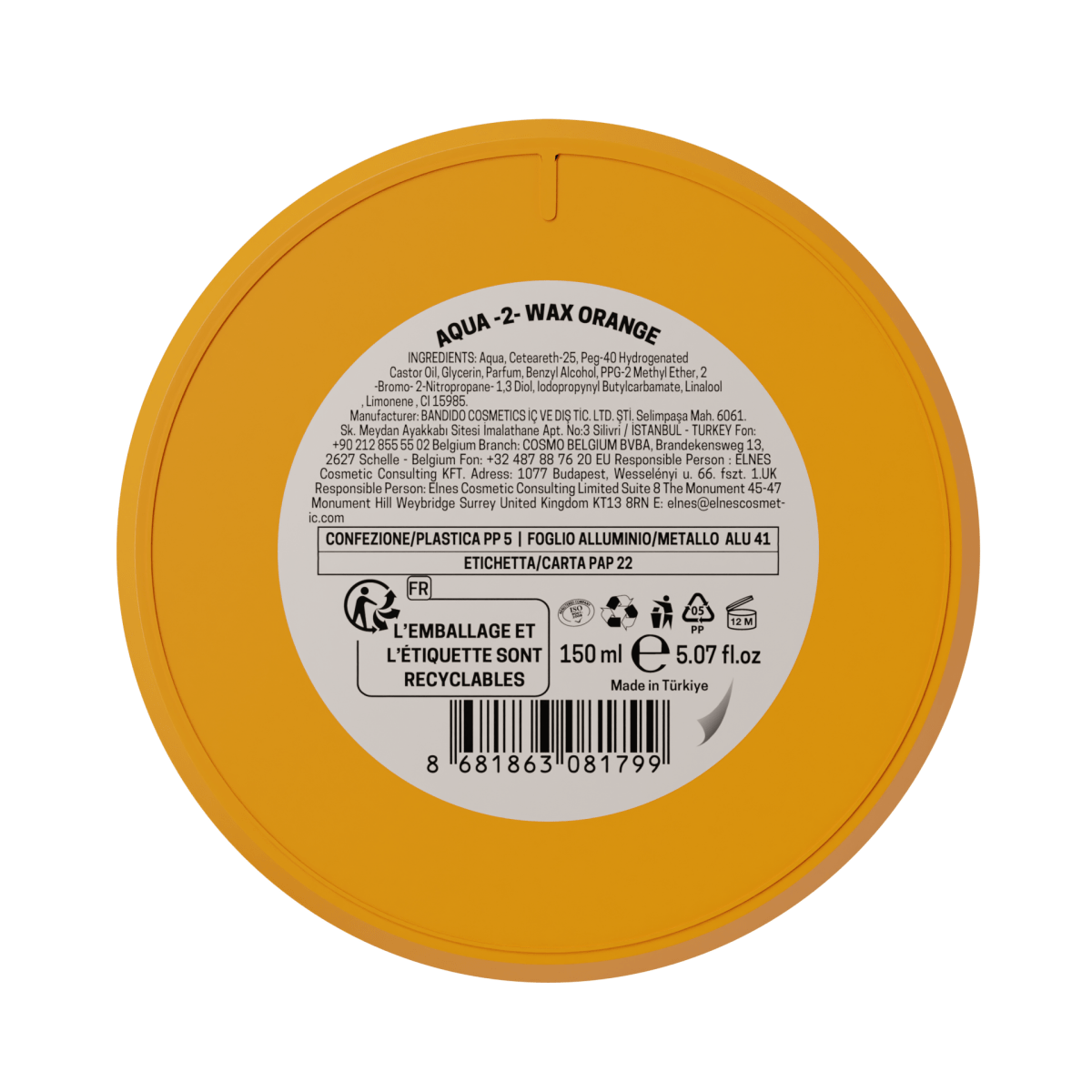 Bandido Aqua Hair Wax Nr.2 150ml Haarwachs - AZURUM