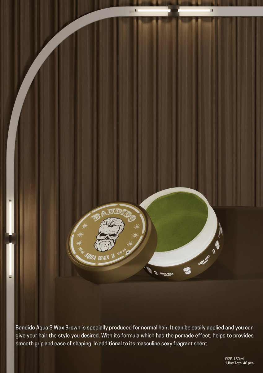 Bandido Aqua Hair Wax Nr.3 150ml - AZURUM