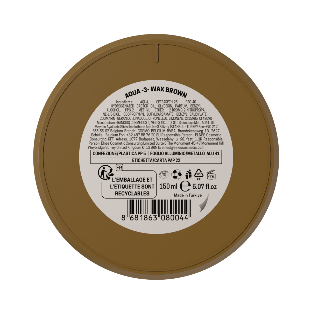 Bandido Aqua Hair Wax Nr.3 150ml - AZURUM